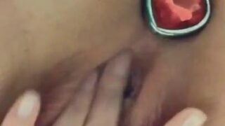 Chippy Lipton Leaked Snapchat Masturbating with Butt Plug Porn Video